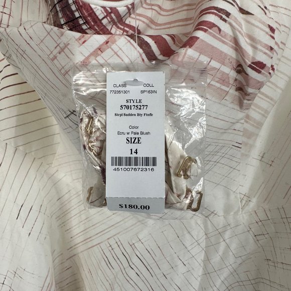 NWT White House Black Market Strapless Fit-And-Flare Dress - Picture 6 of 6